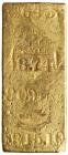 Kellogg & Humbert Assayers, Mold KH-03, 48.74 Oz. at 809 Fine, value in 1857 $815.10, Bar #643.