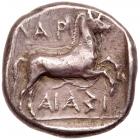 Thessaly, Larissa. Silver Drachm (6.03 g), ca. 450/40-420 BC Choice VF - 2