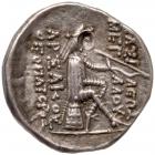 Parthian Kingdom. Phraates II. Silver Drachm (3.52 g), 132-127 BC EF - 2