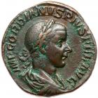 Gordian III. Ã Sestertius (18.51 g), AD 238-244 Choice VF