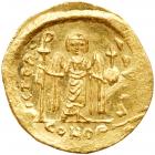 Phocas. Gold Solidus (4.47 g), 602-610 EF - 2