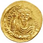 Phocas. Gold Solidus (4.46 g), 602-610 Choice VF