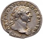 Trajan. Silver Denarius (3.51 g), AD 98-117 Superb EF