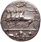 Sicily, Syracuse. Dionysios I. Silver Decadrachm, 405-367 BC About EF