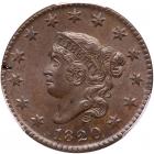 1820 N-15 R2 Small Date PCGS Unc Detail Planchet Flaw