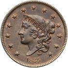 1835 N-7 R1 Head of 1836 PCGS graded MS63 Brown