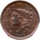 1838 N-7 R1 PCGS graded MS64 Brown, CAC Approved