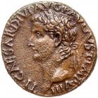 Tiberius. Ã As (10.78 g), AD 14-37 Choice VF