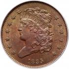 1835 C-1 R1 PCGS graded MS64 Brown, CAC Approved