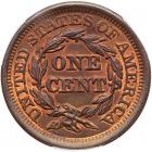 1853 N-25 R1 Repunched 1 PCGS graded MS65 Brown, CAC Approved - 2