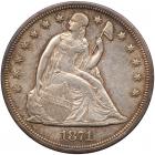 1871 Liberty Seated $1