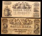 New Orleans, Louisiana. The Canal Bank of New Orleans. 18--, $1000 Crisp Unc