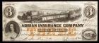 Adrian, Michigan. The Adrian Insurance Co. January 14, 186(3), $3.00 Note Crisp