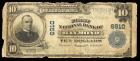 1902, $10 National Bank Note Poor