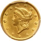 1853 $1 Gold Liberty PCGS MS61