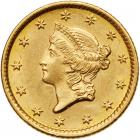 1854 $1 Gold Liberty PCGS MS62