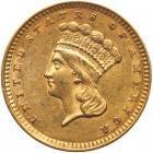 1857 $1 Gold Indian