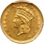 1860 $1 Gold Indian PCGS AU58