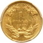 1860 $1 Gold Indian PCGS AU58 - 2