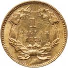 1873 $1 Gold Indian. Open 3 - 2