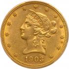 1903-O $10 Liberty PCGS AU58