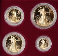 1995 4-piece American Gold Eagle proof set