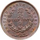 British North Borneo. Half Cent, 1907-H Almost Unc to Unc. - 2