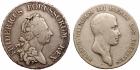 German States: Prussia. Pair of Talers, 1785A and 1814A Fine