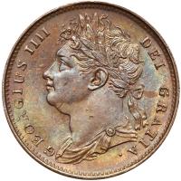 Great Britain. Farthing, 1821 Choice Unc