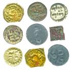 Palestine, Group of 9 Charity Tokens - 2