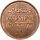 Palestine. 2 Mils, 1941 Choice Unc - 2