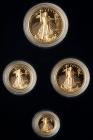 2001-W 4-Piece American Gold Eagle Proof Set Gem Proof