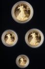 2008-W 4-Piece American Gold Eagle Proof Set Gem Proof