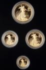 2012-W 4-Piece American Gold Eagle Proof Set Gem Proof