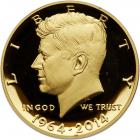 2014-W 50th Anniversary Kennedy Half Dollar Gold Coin Gem Proof