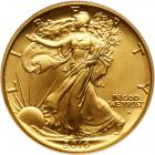 A pair of 2016-W Walking Liberty Half Dollar Gold Coins