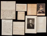 Group of Six: Three Writers, A Poetess, an Artist, and a Scientist-- Includes Sir Walter Scott and Mme. de StaÃ«l