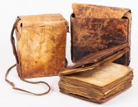 Two Exceptional, 18th Century Ethiopian Psalters with Original Hand-Sewn Leather Cases