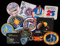 150 Original Aerospace Related Cloth Patches from the 1960s to Present Day, Some Quite Obscure but All Striking Designs