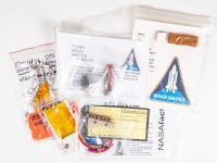 Five Outstanding Flown Items From Various Shuttle Flights Including Nuts & Bolts, Solar Shield, Payload Bay Door Insulation, Cla