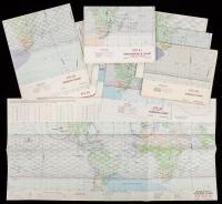 17 Space Shuttle Mission Charts Spanning from STS-16 to STS-61 and 100 Different, Original Glossy Photos Relating to The Shuttle