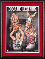 Decade of Legends: Signed Limited Edition Presentation by Michael Jordan, Wilt Chamberlain, Larry Bird and Julius Erving