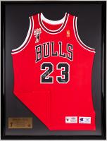 Michael Jordan Signed 1997 Chicago Bulls "Mr. June" Jersey, 50th Anniversary of the NBA, Top 50 Players of All Time Ltd. Edition