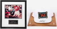 Dan Marino + Joe Montana Signed Photo "Handshake", Dan Marino Signed Miami Dolphin Jersey Framed + Marino Signed Cap 1/343