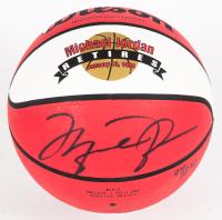 Michael Jordan Signed Limited Edition Retirement "Red" Basketball 97/230 From Upper Deck