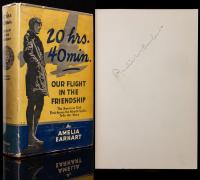 Amelia Earhart Rare Signed Autobiography, "20 Hours 40 Mins. Our Flight in the Friendship" First Edition with COA by James Spenc