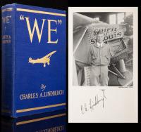 Charles Lindbergh, Signed First Edition "WE", 1927