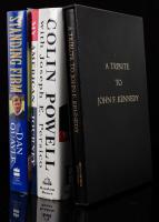 Powell, Colin. Pierre Salinger. Dan Quayle. Three Signed Books including A Tribute To John F. Kennedy