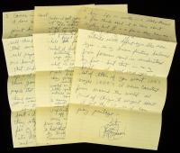 Manson, Charles Milles: 5 Page Handwritten Letter to Biographer Nuel Melton Emmons