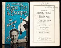 Houdini, Harry. Magical Rope Ties & Escapes (Inscribed and Signed)